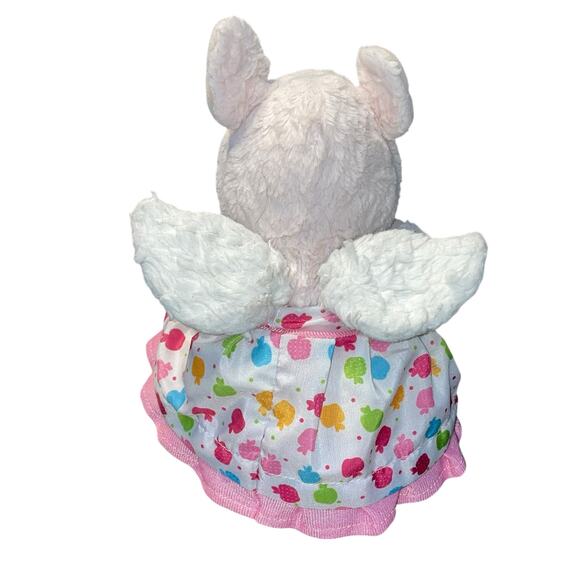 Mary Meyer Plush Pig Angel Wings Dress Apple Stuffed Animal Shower Nursery 10” - Picture 11 of 14